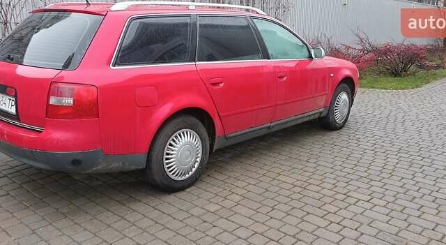 Красный Ауди А6, объемом двигателя 1.8 л и пробегом 282 тыс. км за 3300 $, фото 2 на Automoto.ua