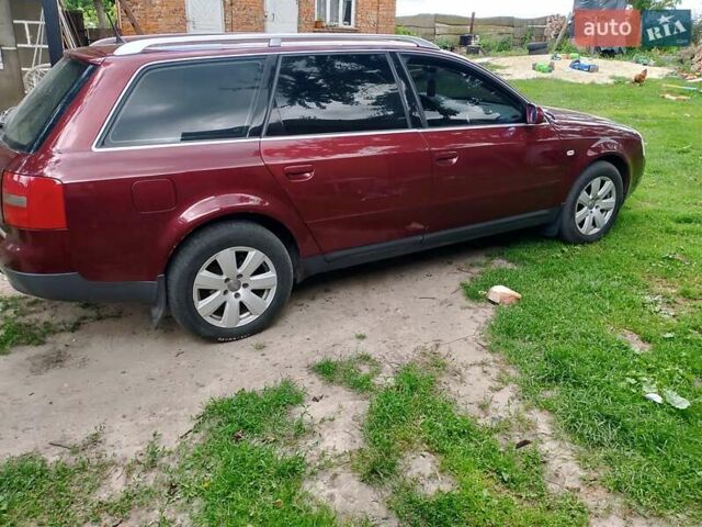 Красный Ауди А6, объемом двигателя 2.5 л и пробегом 494 тыс. км за 4000 $, фото 1 на Automoto.ua