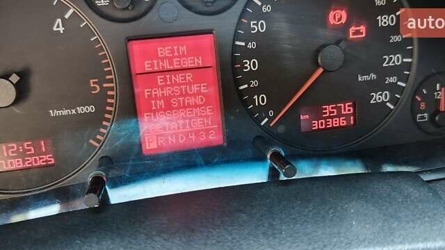 Сірий Ауді А6, об'ємом двигуна 2.5 л та пробігом 303 тис. км за 6084 $, фото 6 на Automoto.ua
