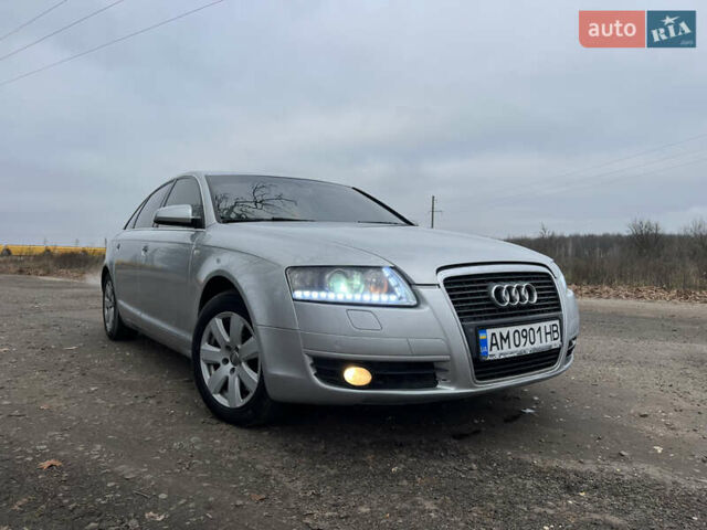Сірий Ауді А6, об'ємом двигуна 3 л та пробігом 326 тис. км за 6500 $, фото 1 на Automoto.ua