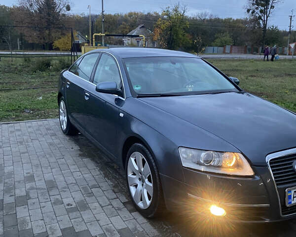 Ауді А6 2007 у Новой Водолаге на Automoto.ua Сірий Ауді А6, об'ємом двигуна 2 л та пробігом 255 тис. км за 8000 $, фото 1 на Automoto.ua