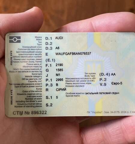 Сірий Ауді А6, об'ємом двигуна 3 л та пробігом 179 тис. км за 10300 $, фото 8 на Automoto.ua