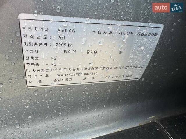 Ауди А6 2011 в Львове на Automoto.ua Серый Ауди А6, объемом двигателя 3 л и пробегом 130 тыс. км за 10500 $, фото 16 на Automoto.ua