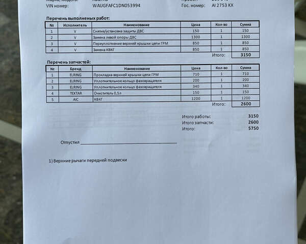 Сірий Ауді А6, об'ємом двигуна 1.98 л та пробігом 222 тис. км за 15000 $, фото 16 на Automoto.ua