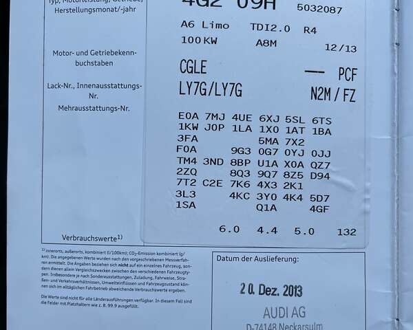 Сірий Ауді А6, об'ємом двигуна 2 л та пробігом 233 тис. км за 18000 $, фото 23 на Automoto.ua