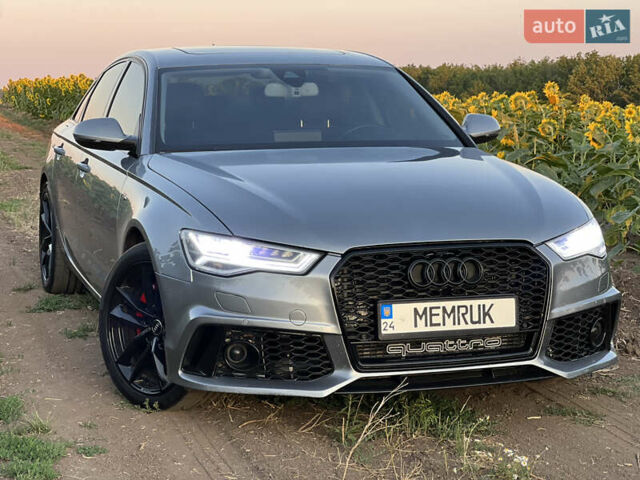 Серый Ауди А6, объемом двигателя 3 л и пробегом 160 тыс. км за 22500 $, фото 2 на Automoto.ua