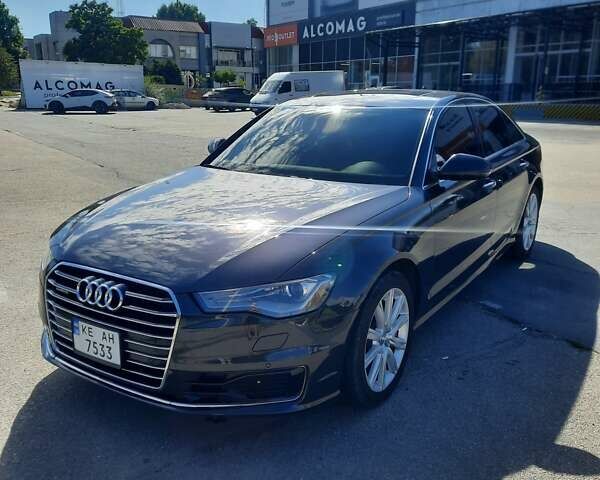 Ауди А6 2015 в Днепре (Днепропетровске) на Automoto.ua Серый Ауди А6, объемом двигателя 1.98 л и пробегом 221 тыс. км за 18999 $, фото 2 на Automoto.ua