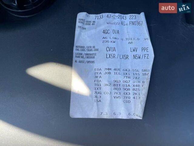 Ауди А6 2015 в Ужгороде на Automoto.ua Серый Ауди А6, объемом двигателя 3 л и пробегом 176 тыс. км за 28900 $, фото 32 на Automoto.ua