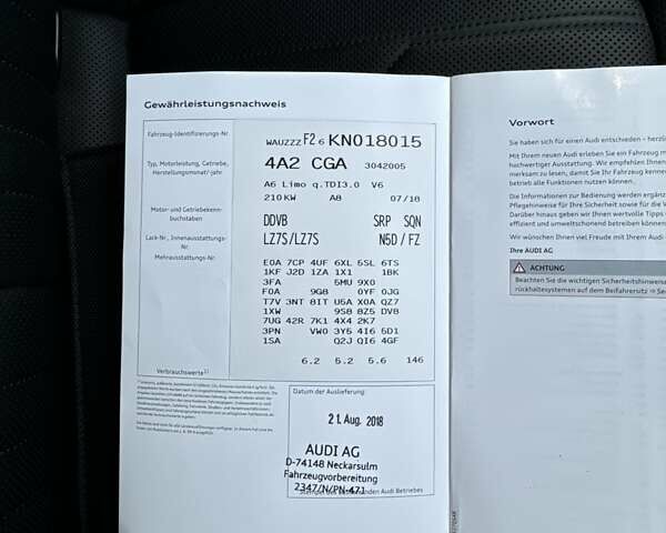 Серый Ауди А6, объемом двигателя 2.97 л и пробегом 161 тыс. км за 45500 $, фото 87 на Automoto.ua