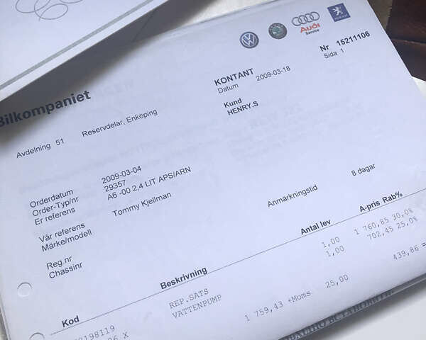 Серый Ауди А6, объемом двигателя 2.39 л и пробегом 353 тыс. км за 5200 $, фото 6 на Automoto.ua