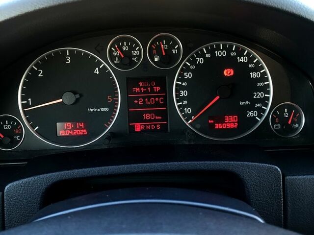 Сірий Ауді А6, об'ємом двигуна 2.5 л та пробігом 361 тис. км за 5300 $, фото 10 на Automoto.ua