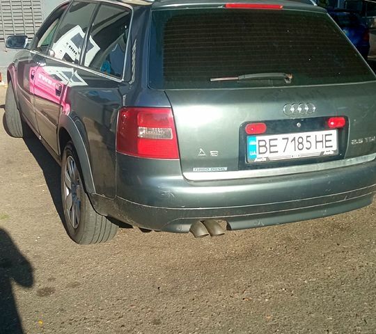 Серый Ауди А6, объемом двигателя 2.5 л и пробегом 253 тыс. км за 5200 $, фото 1 на Automoto.ua