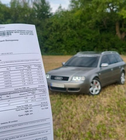 Сірий Ауді А6, об'ємом двигуна 2.5 л та пробігом 293 тис. км за 5300 $, фото 16 на Automoto.ua