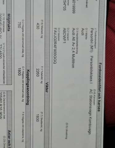 Сірий Ауді А6, об'ємом двигуна 2.4 л та пробігом 285 тис. км за 4700 $, фото 10 на Automoto.ua