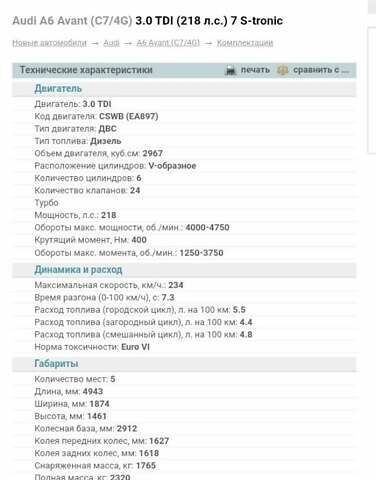 Серый Ауди А6, объемом двигателя 3 л и пробегом 200 тыс. км за 21900 $, фото 2 на Automoto.ua