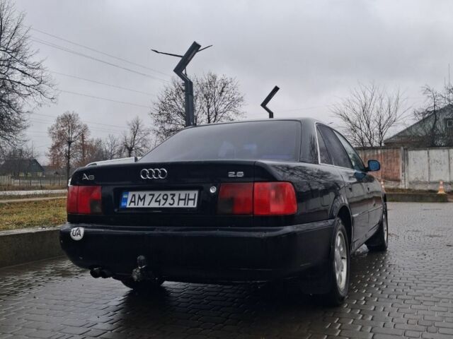 Синий Ауди А6, объемом двигателя 2.8 л и пробегом 400 тыс. км за 3100 $, фото 1 на Automoto.ua