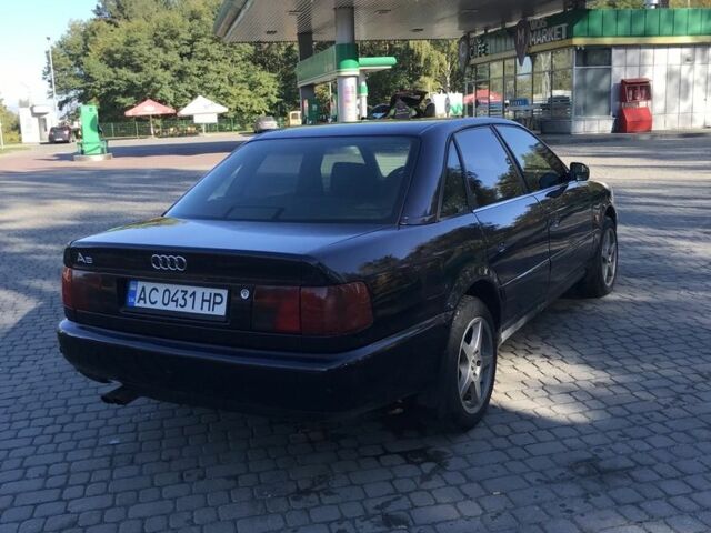 Синий Ауди А6, объемом двигателя 2.6 л и пробегом 440 тыс. км за 3200 $, фото 3 на Automoto.ua