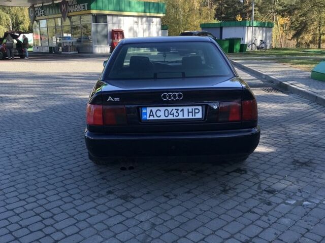 Синий Ауди А6, объемом двигателя 2.6 л и пробегом 440 тыс. км за 3200 $, фото 4 на Automoto.ua