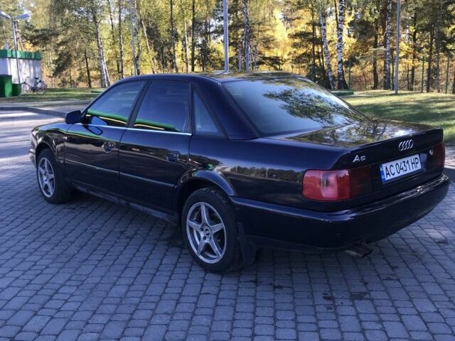 Синий Ауди А6, объемом двигателя 2.6 л и пробегом 440 тыс. км за 3200 $, фото 1 на Automoto.ua