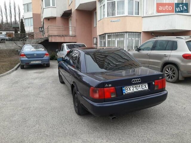 Синий Ауди А6, объемом двигателя 1.8 л и пробегом 375 тыс. км за 4500 $, фото 16 на Automoto.ua