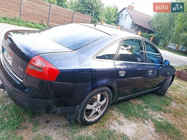Синий Ауди А6, объемом двигателя 2.4 л и пробегом 370 тыс. км за 3800 $, фото 5 на Automoto.ua