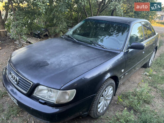 Синий Ауди А6, объемом двигателя 2.8 л и пробегом 450 тыс. км за 3600 $, фото 1 на Automoto.ua