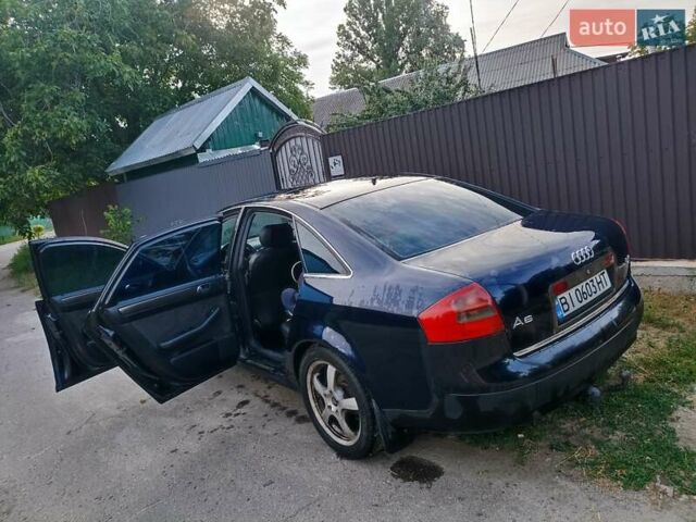 Синий Ауди А6, объемом двигателя 2.4 л и пробегом 370 тыс. км за 3800 $, фото 10 на Automoto.ua