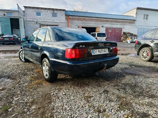 Синій Ауді А6, об'ємом двигуна 1.8 л та пробігом 380 тис. км за 2400 $, фото 4 на Automoto.ua