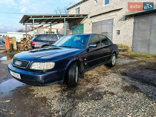 Синій Ауді А6, об'ємом двигуна 1.8 л та пробігом 380 тис. км за 2500 $, фото 1 на Automoto.ua