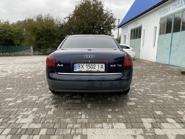 Синий Ауди А6, объемом двигателя 2.5 л и пробегом 330 тыс. км за 3350 $, фото 4 на Automoto.ua