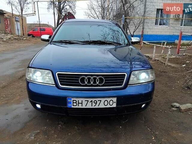 Синий Ауди А6, объемом двигателя 2.4 л и пробегом 382 тыс. км за 3900 $, фото 1 на Automoto.ua