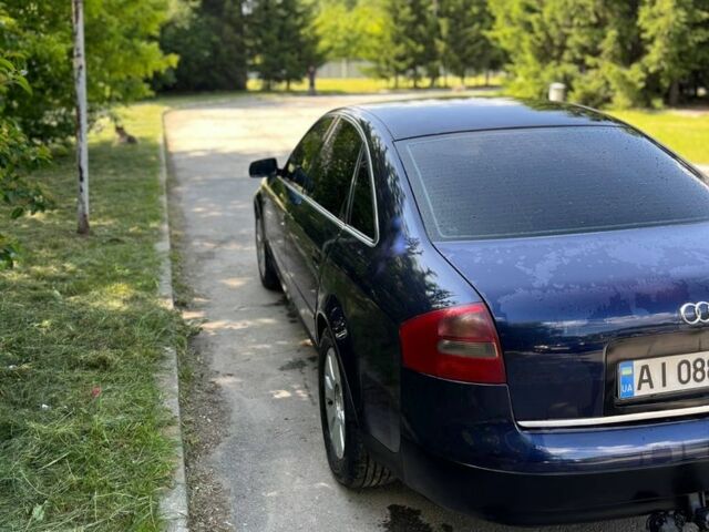 Синий Ауди А6, объемом двигателя 2.5 л и пробегом 44 тыс. км за 3800 $, фото 1 на Automoto.ua