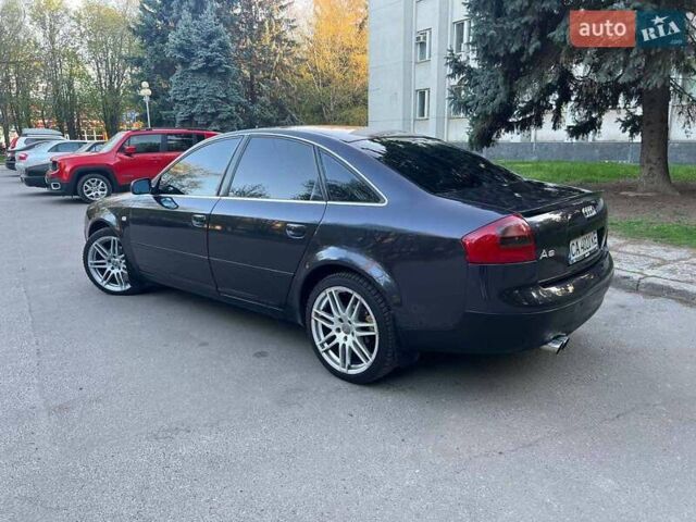 Синий Ауди А6, объемом двигателя 2.5 л и пробегом 333 тыс. км за 4300 $, фото 7 на Automoto.ua