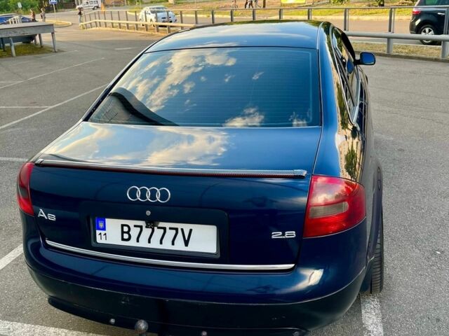 Синий Ауди А6, объемом двигателя 2.8 л и пробегом 290 тыс. км за 4200 $, фото 4 на Automoto.ua