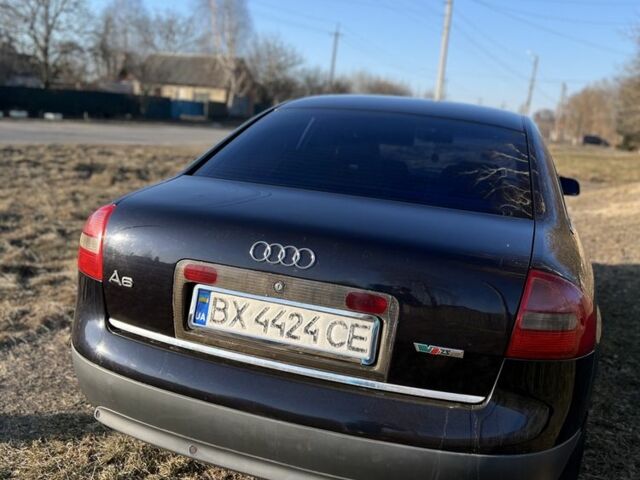 Синий Ауди А6, объемом двигателя 2.5 л и пробегом 299 тыс. км за 3800 $, фото 2 на Automoto.ua