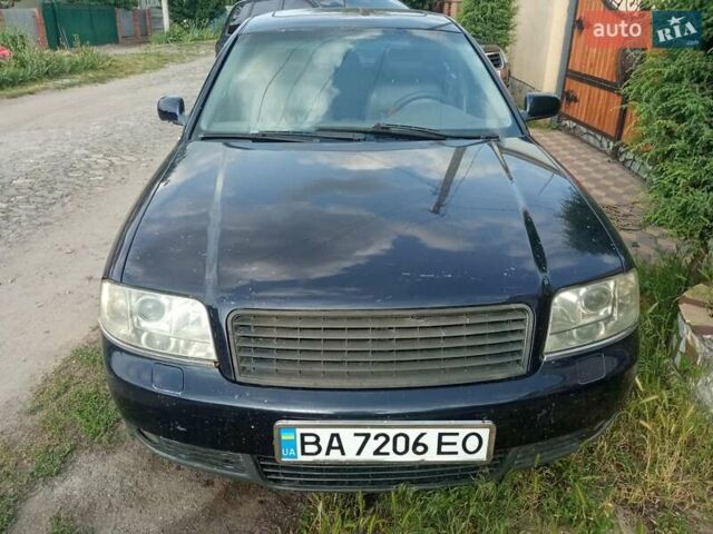 Синий Ауди А6, объемом двигателя 2.5 л и пробегом 210 тыс. км за 3350 $, фото 6 на Automoto.ua