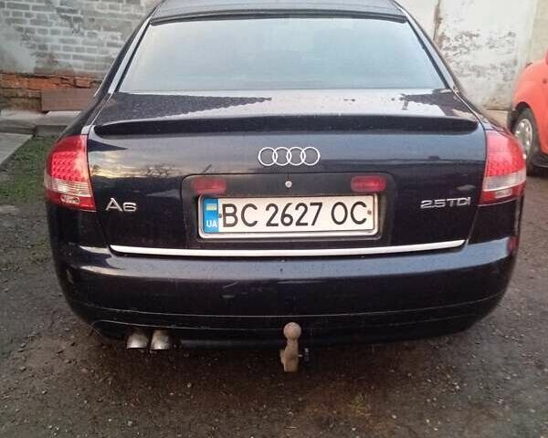 Синий Ауди А6, объемом двигателя 2.5 л и пробегом 430 тыс. км за 3000 $, фото 2 на Automoto.ua