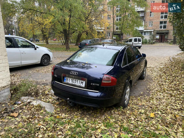 Синий Ауди А6, объемом двигателя 2.5 л и пробегом 328 тыс. км за 3700 $, фото 2 на Automoto.ua