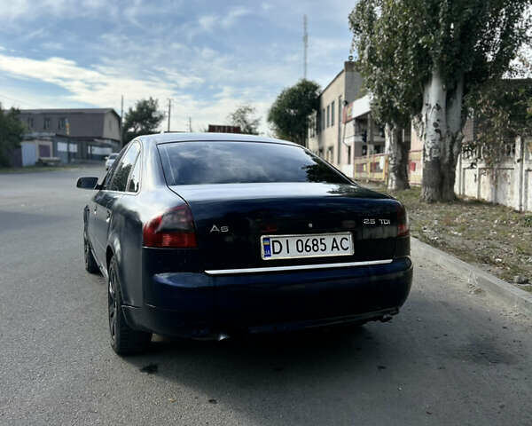 Синий Ауди А6, объемом двигателя 2.5 л и пробегом 360 тыс. км за 3500 $, фото 2 на Automoto.ua