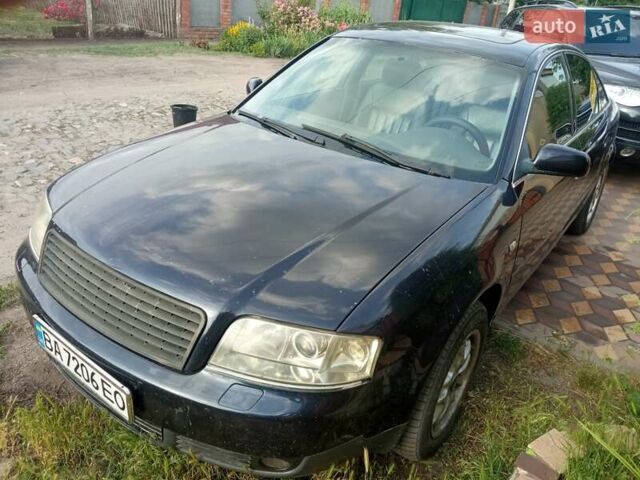 Синий Ауди А6, объемом двигателя 2.5 л и пробегом 210 тыс. км за 3350 $, фото 5 на Automoto.ua