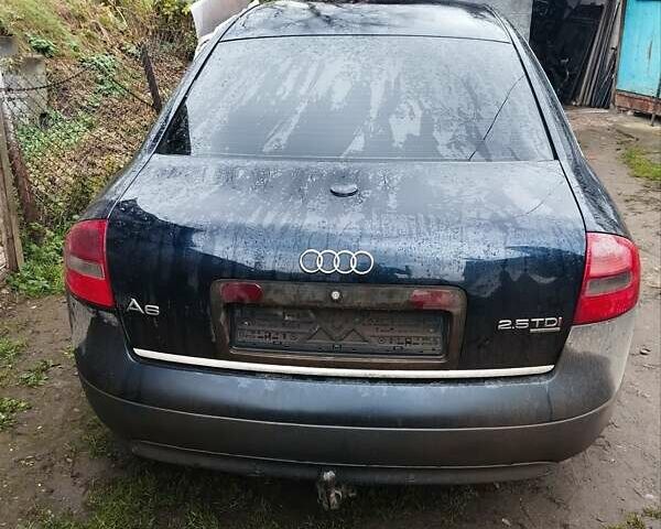 Синий Ауди А6, объемом двигателя 2.5 л и пробегом 340 тыс. км за 1750 $, фото 1 на Automoto.ua