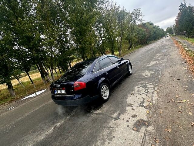 Синий Ауди А6, объемом двигателя 2.4 л и пробегом 223 тыс. км за 4000 $, фото 1 на Automoto.ua