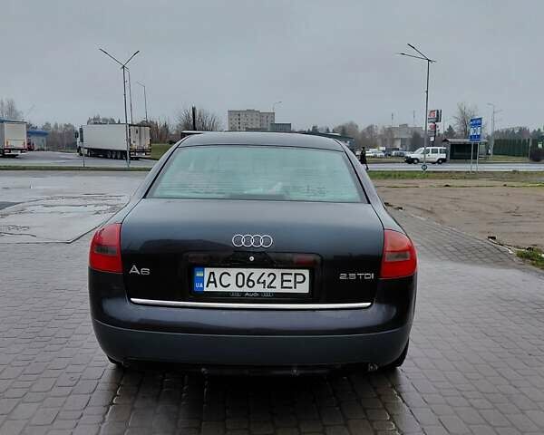 Синий Ауди А6, объемом двигателя 2.5 л и пробегом 277 тыс. км за 4000 $, фото 6 на Automoto.ua