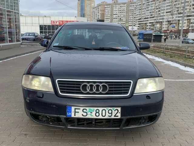 Синий Ауди А6, объемом двигателя 2.4 л и пробегом 185 тыс. км за 2376 $, фото 1 на Automoto.ua