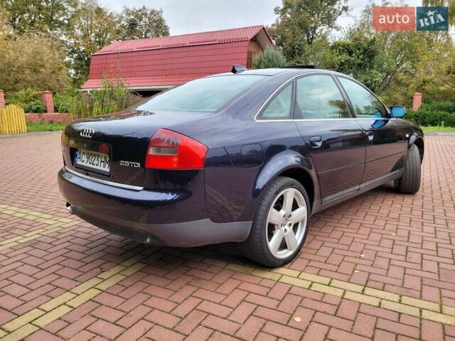 Синий Ауди А6, объемом двигателя 2.5 л и пробегом 296 тыс. км за 4000 $, фото 7 на Automoto.ua
