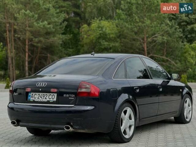 Синий Ауди А6, объемом двигателя 2.5 л и пробегом 366 тыс. км за 5000 $, фото 1 на Automoto.ua