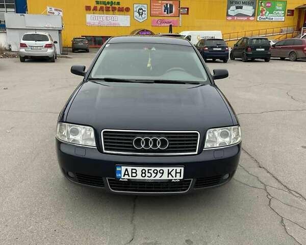 Синий Ауди А6, объемом двигателя 2.5 л и пробегом 390 тыс. км за 5500 $, фото 4 на Automoto.ua