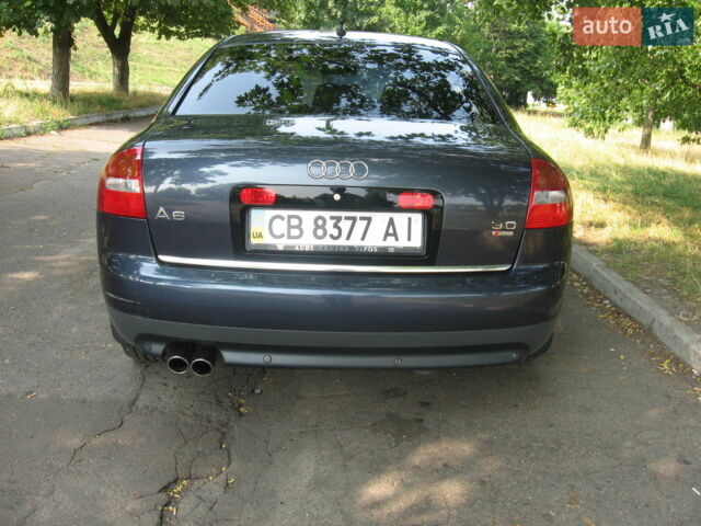 Синий Ауди А6, объемом двигателя 3 л и пробегом 269 тыс. км за 5950 $, фото 1 на Automoto.ua