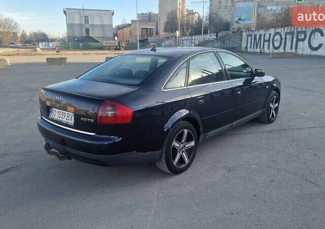 Синий Ауди А6, объемом двигателя 2.5 л и пробегом 396 тыс. км за 4000 $, фото 3 на Automoto.ua