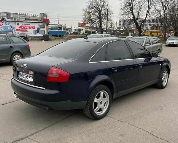 Синий Ауди А6, объемом двигателя 2.5 л и пробегом 390 тыс. км за 5500 $, фото 1 на Automoto.ua
